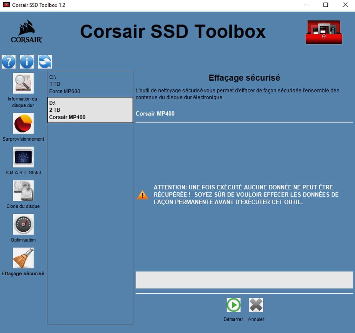 Corsair MP400 4 To - Disque SSD - LDLC