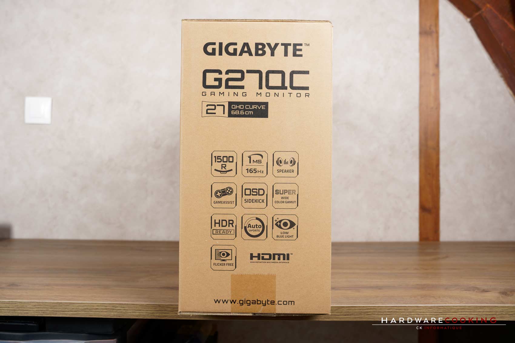 Test : GIGABYTE G27QC, un écran QHD à 165 Hz qui vaut le coup !
