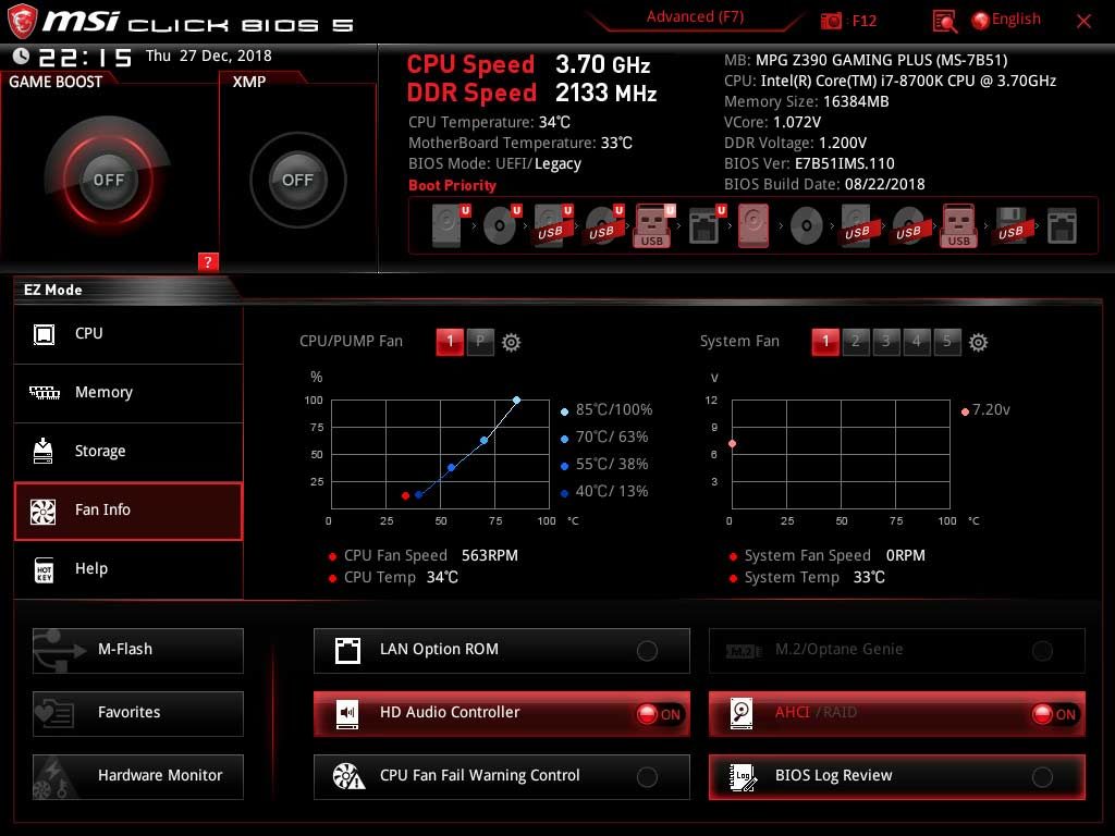 Msi z390 gaming plus настройка