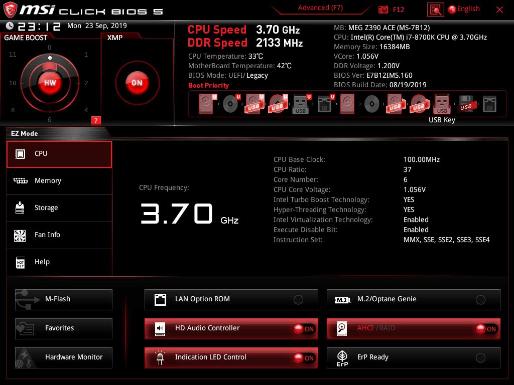 Msi click bios 5 настройка кулера