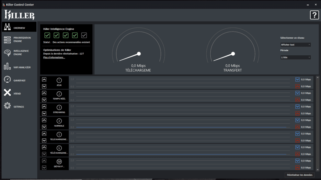 Центр управления intel killer control center